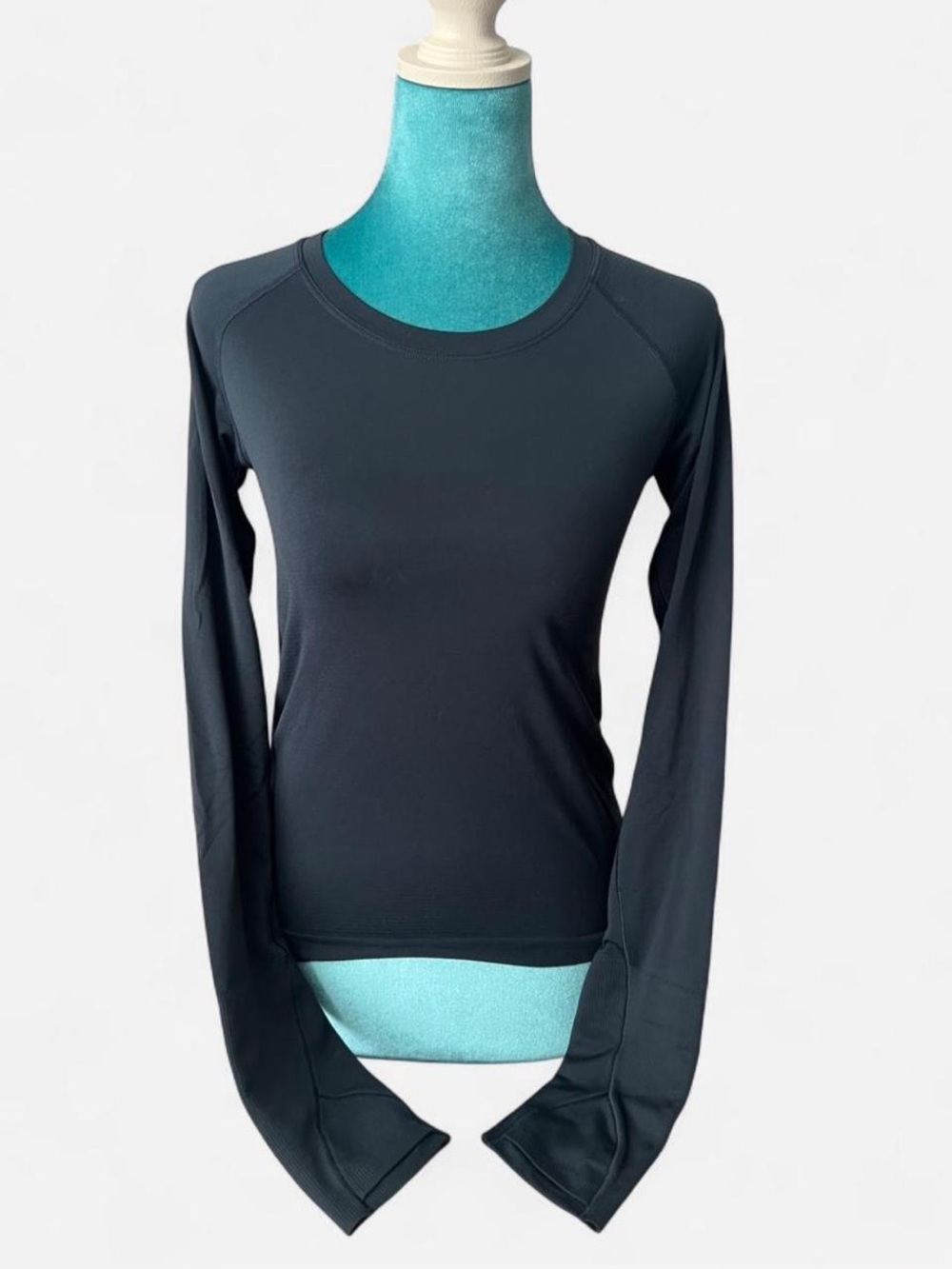 lululemon athletica Swiftly Navy Long-Sleeve Crew Performance Top